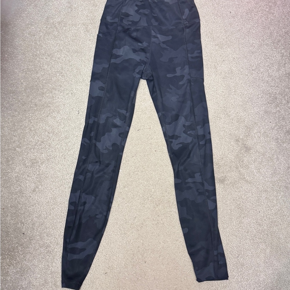 Avia Black Camouflage Leggings